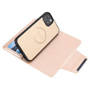 For iPhone 13 Pro Ultra-thin Separable Magnetic Horizontal Flip Leather Case with Card Slot & Wallet (Gold)