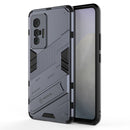 For vivo X70 Punk Armor 2 in 1 PC + TPU Shockproof Case with Invisible Holder(Grey)