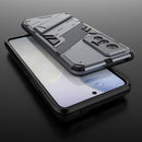 For vivo X70 Punk Armor 2 in 1 PC + TPU Shockproof Case with Invisible Holder(Grey)
