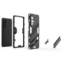 For vivo X70 Punk Armor 2 in 1 PC + TPU Shockproof Case with Invisible Holder(Grey)