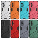 For vivo X70 Punk Armor 2 in 1 PC + TPU Shockproof Case with Invisible Holder(Grey)