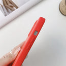 For iPhone 12 mini Elastic Silicone Protective Case with Wide Neck Lanyard (Yellow)