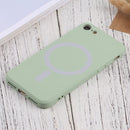 Silicone Full Coverage Shockproof Magsafe Case For iPhone SE 2022 / SE 2020 / 7 / 8(Green)