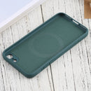 Silicone Full Coverage Shockproof Magsafe Case For iPhone SE 2022 / SE 2020 / 7 / 8(Deep Green)