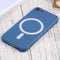 Silicone Full Coverage Shockproof Magsafe Case For iPhone SE 2022 / SE 2020 / 7 / 8(Blue)