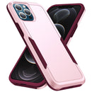 Pioneer Armor Heavy Duty Shockproof Phone Case For iPhone 12 / 12 Pro(Pink)