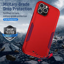 Pioneer Armor Heavy Duty Shockproof Phone Case For iPhone 12 / 12 Pro(Red)