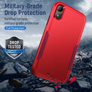Pioneer Armor Heavy Duty Shockproof Phone Case For iPhone XR(Red)