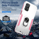 For Samsung Galay A32 4G Pioneer Armor Heavy Duty PC + TPU Shockproof Case with Holder(White)