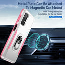 For Samsung Galay A32 4G Pioneer Armor Heavy Duty PC + TPU Shockproof Case with Holder(White)