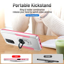 For Samsung Galay A32 4G Pioneer Armor Heavy Duty PC + TPU Shockproof Case with Holder(White)