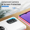 For Samsung Galay A32 4G Pioneer Armor Heavy Duty PC + TPU Shockproof Case with Holder(White)