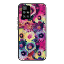 For Xiaomi Redmi 10 Tempered Glass + TPU Border Protective Case(Morning glory)