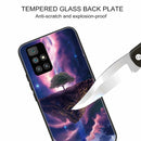 For Xiaomi Redmi 10 Tempered Glass + TPU Border Protective Case(Tree)