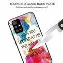 For Xiaomi Redmi 10 Tempered Glass + TPU Border Protective Case(Watercolor)
