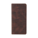 For Samsung Galaxy A31 Simple Suction Closure Horizontal Flip Leather Case with Holder & Card Slot & Wallet(Brown)
