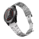 For Garmin Fenix 6 22mm Titanium Alloy Quick Release Watch Band(Silver)