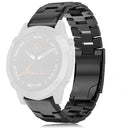 For Garmin Fenix 6X 26mm Titanium Alloy Quick Release Watch Band(Black)