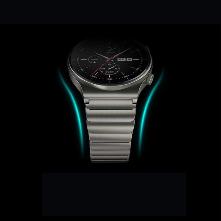 For Huawei Watch GT2 Pro 22mm Self-demolition Stainless Steel Metal Watch Band (Grey)