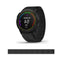 For Garmin Fenix 6 22mm Knitted Nylon Loop Watch Band(Black)