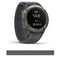 For Garmin Fenix 6 22mm Knitted Nylon Loop Watch Band(Grey)