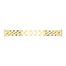 For Garmin Vivoactive 4 / Venu 2 22mm Row Diamonds Denim Chain Watch Band(Gold)