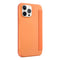 Skin Feel Horizontal Flip PU Leather Case with Holder & Card Slot For iPhone 13 Pro(Orange)