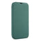 Skin Feel Horizontal Flip PU Leather Case with Holder & Card Slot For iPhone 13 Pro(Deep Green)