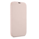 Skin Feel Horizontal Flip PU Leather Case with Holder & Card Slot For iPhone 13 Pro(Pink)