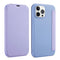 Skin Feel Horizontal Flip PU Leather Case with Holder & Card Slot For iPhone 13 Pro(Taro Purple)