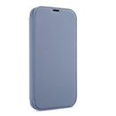 Skin Feel Horizontal Flip PU Leather Case with Holder & Card Slot For iPhone 13 Pro(Lavender Grey)