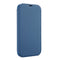 Skin Feel Horizontal Flip PU Leather Case with Holder & Card Slot For iPhone 13 Pro(Smoky Blue)