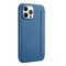 Skin Feel Horizontal Flip PU Leather Case with Holder & Card Slot For iPhone 13 Pro(Smoky Blue)