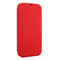 Skin Feel Horizontal Flip PU Leather Case with Holder & Card Slot For iPhone 13 Pro(Red)