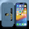 Skin Feel Horizontal Flip PU Leather Case with Holder & Card Slot For iPhone 13 Pro(Yellow)