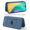 Skin Feel Horizontal Flip PU Leather Case with Holder & Card Slot For iPhone 13 Pro(Tea Green)