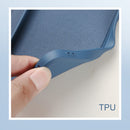 Skin Feel Horizontal Flip PU Leather Case with Holder & Card Slot For iPhone 13 Pro(Lavender Grey)