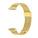 For Huawei Band 6 / Honor Band 6 MIJOBS Milan Stainless Steel Watch Band(Gold)