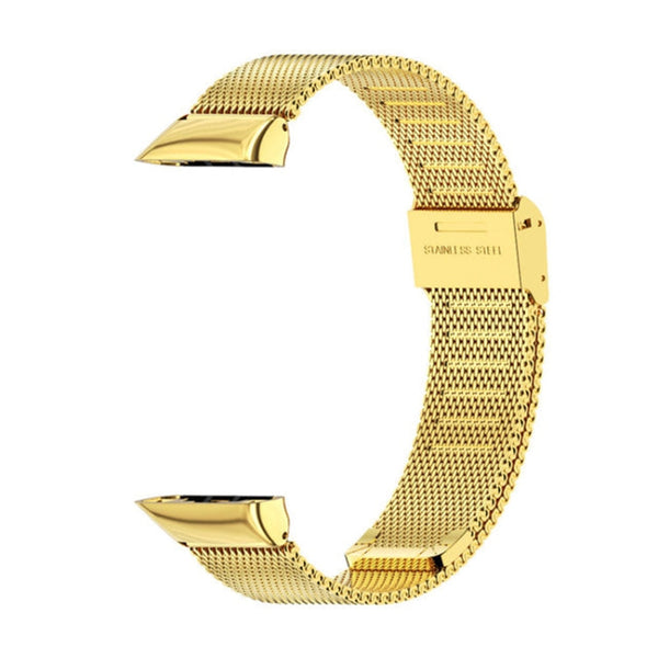 For Huawei Band 6 / Honor Band 6 MIJOBS Milan Stainless Steel Watch Band(Gold)
