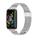 For Huawei Band 6 / Honor Band 6 MIJOBS Milan Stainless Steel Watch Band(Silver)