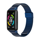 For Huawei Band 6 / Honor Band 6 MIJOBS Milan Stainless Steel Watch Band(Blue)