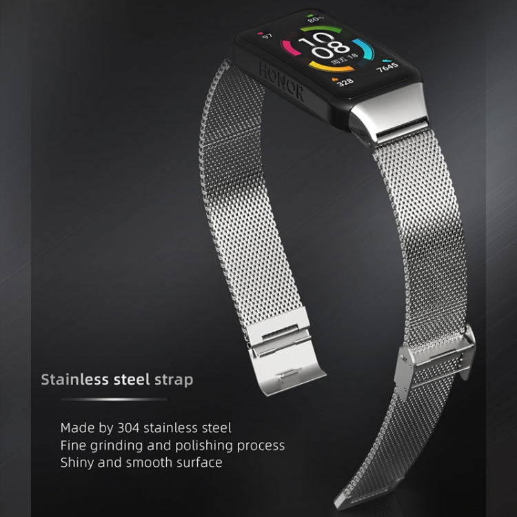 For Huawei Band 6 / Honor Band 6 MIJOBS Milan Stainless Steel Watch Band(Gold)