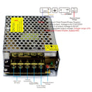 S-60-24 DC24V 2.5A 60W LED Regulated Switching Power Supply, Size: 110 x 79 x 36mm