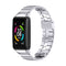 For Huawei Band 6 / Honor Band 6 MIJOBS Bamboo Joint Stainless Steel Metal Buckle Watch Band(Silver)