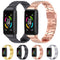 For Huawei Band 6 / Honor Band 6 MIJOBS Bamboo Joint Stainless Steel Metal Buckle Watch Band(Gold)