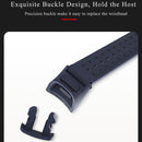 For Honor Band 4 / 5 MIJOBS Breathable Silicone Watch Band with Hole(Army Green)