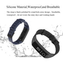 For Honor Band 4 / 5 MIJOBS Breathable Silicone Watch Band with Hole(Blue Grey)