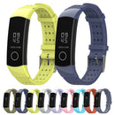 For Honor Band 4 / 5 MIJOBS Breathable Silicone Watch Band with Hole(Blue Grey)