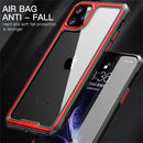 For iPhone 11 iPAKY Shockproof PC + Silicone Air Bag Protective Case(Black)
