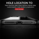 For iPhone 11 iPAKY Shockproof PC + Silicone Air Bag Protective Case(Black)